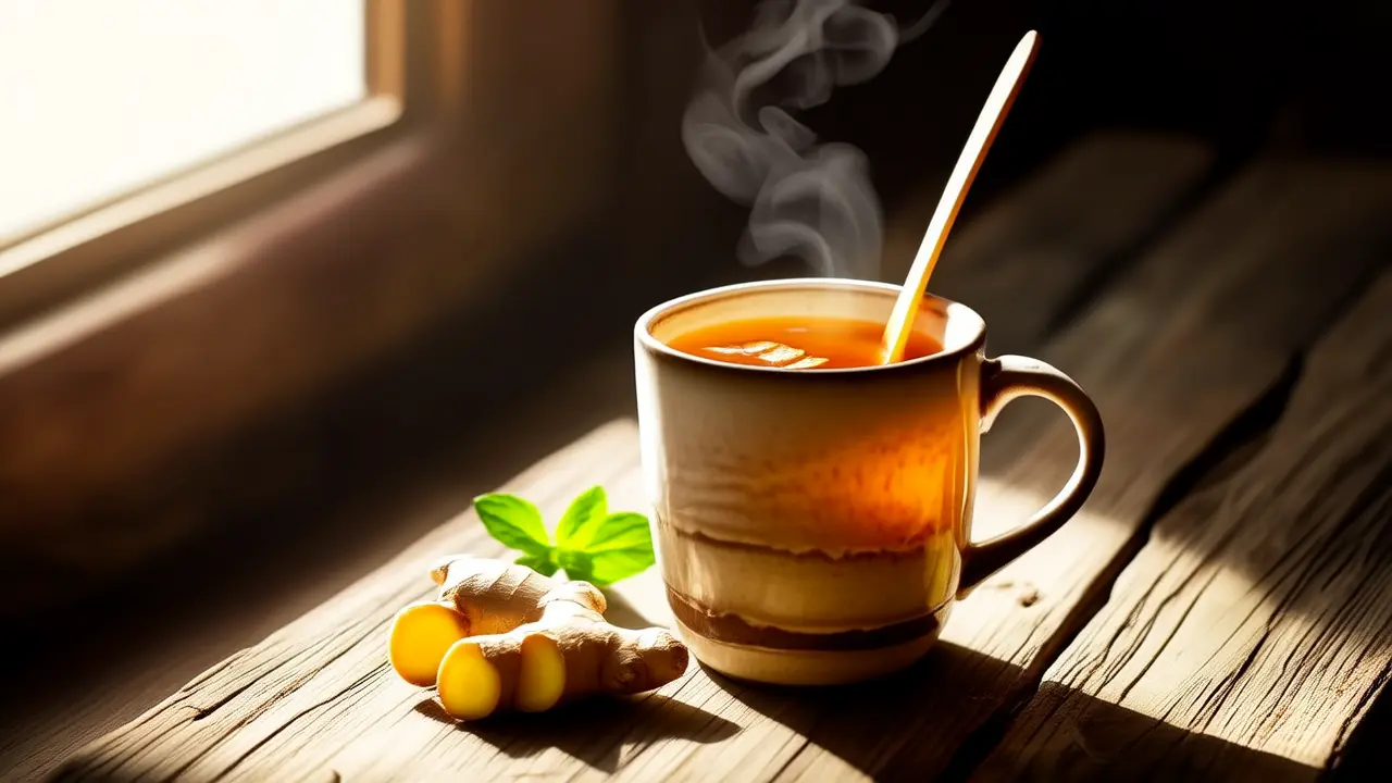 每天一杯温姜茶:祛湿抗炎养体的简单长寿小窍门