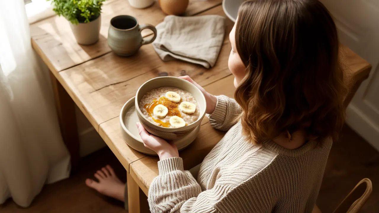 Dica para aliviar desconfortos gastrointestinais: reduza o consumo de alimentos picantes e experimente o mingau de aveia e abóbora suave
