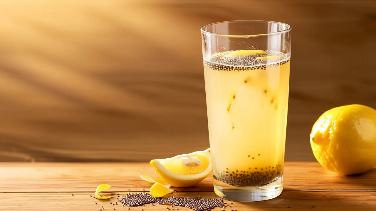 Dietary Fiber Colon Cleansing Tip: A Cup of Chia Seed Lemon Water, Gently Detoxifying and Purifying the Body
