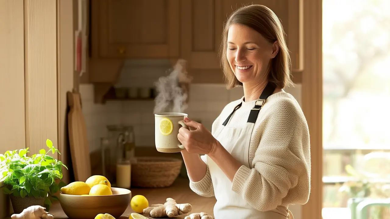 Antiossidazione del corpo, tecnica alimentare quotidiana: bere una tazza di limone e radice di zenzero al giorno per combattere l'invecchiamento