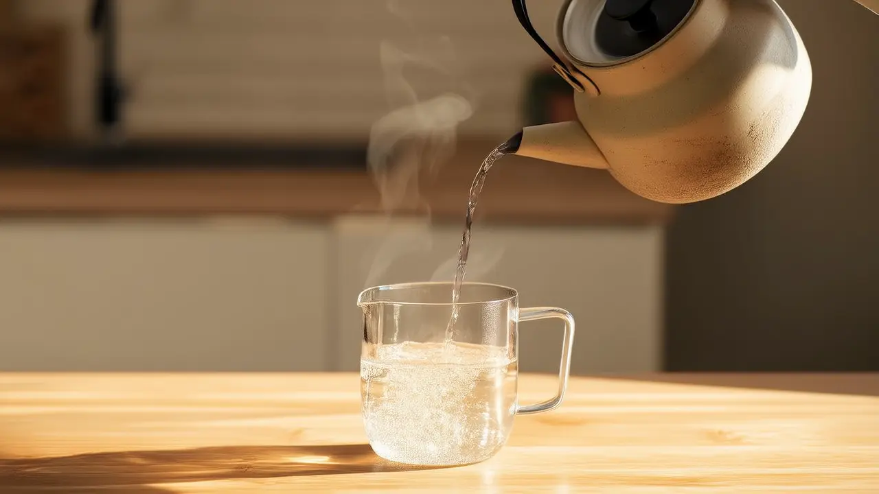 Desintoxicación diaria del cuerpo: un vaso de agua tibia por la mañana, comenzar un día fresco