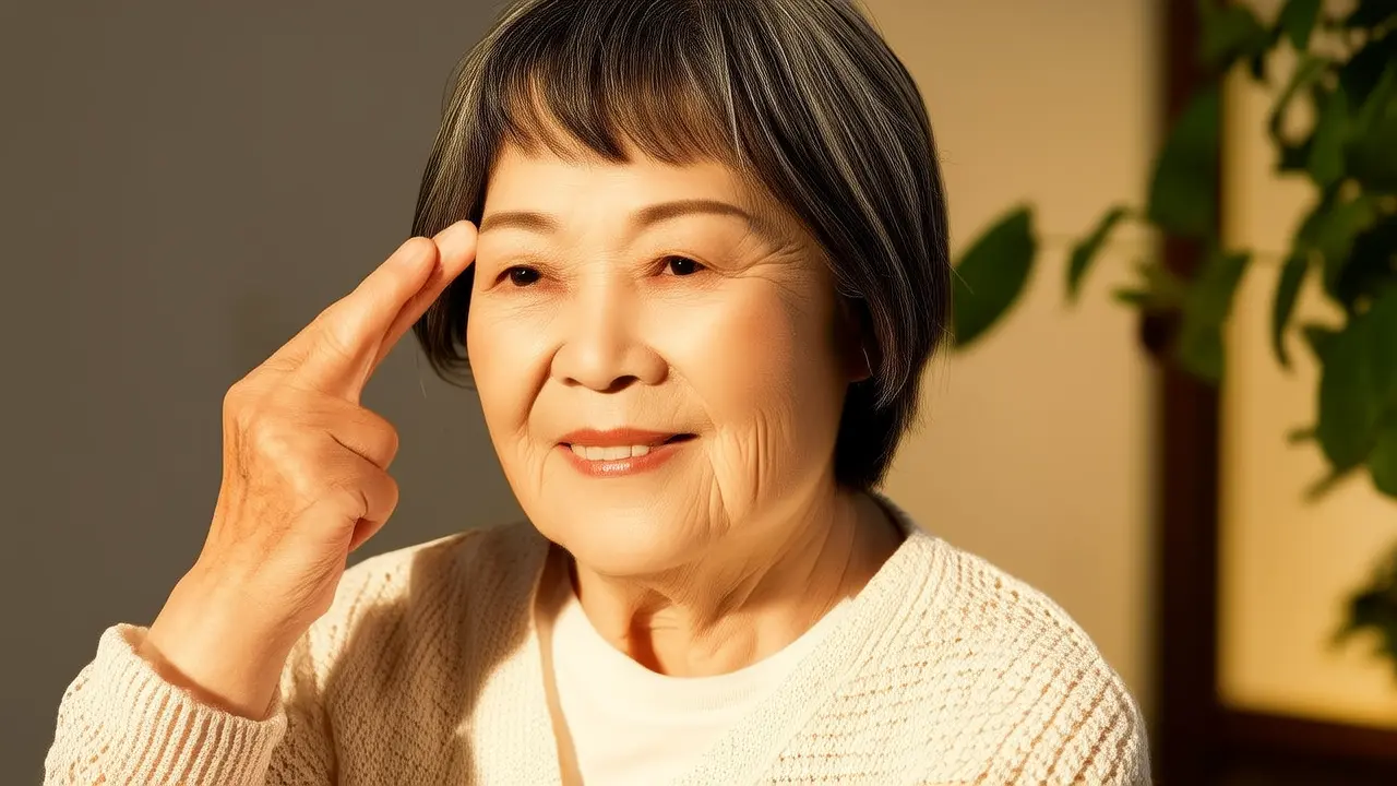 Massaging acupoints for 5 minutes daily to effectively maintain vision and delay aging