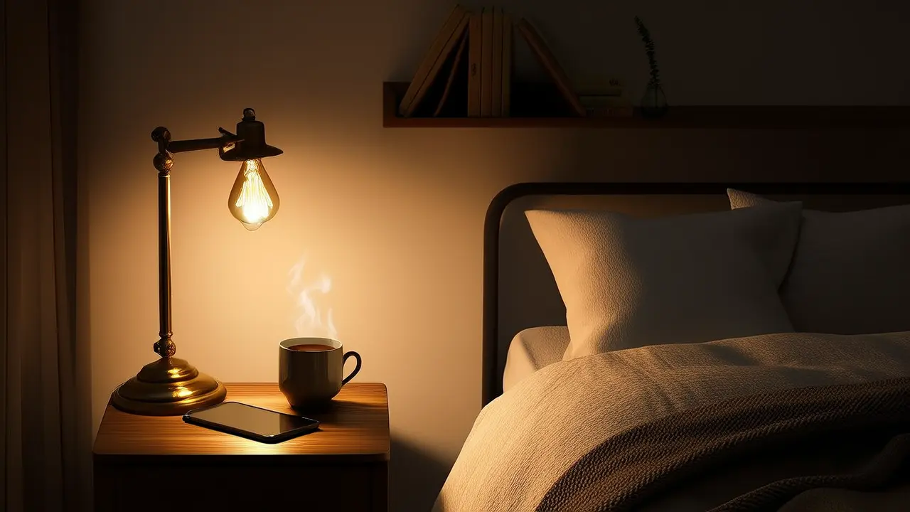 Avoid stimulating content before bed to relax and fall asleep faster