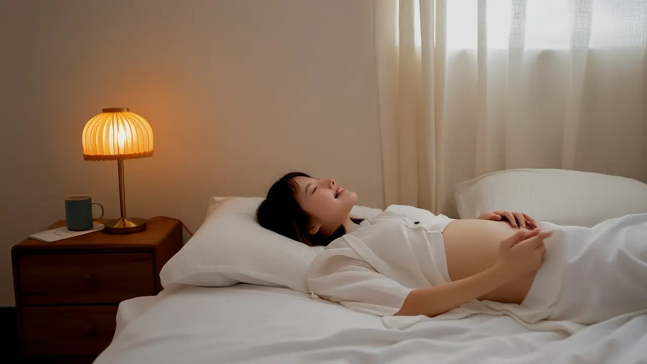 Massagem abdominal antes de dormir, alivie o estresse para dormir melhor: uma pequena técnica de autocuidado simples