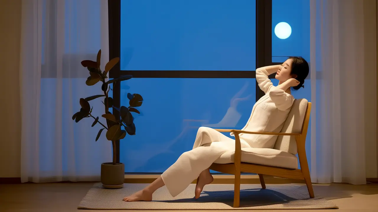 Alongamento antes de dormir: uma simples torção na cadeira ajuda a relaxar e dormir bem