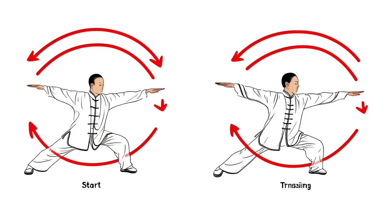 Dica prática de alongamento em casa: o Tai Chi 'Yunshou' ajuda a estender seus músculos