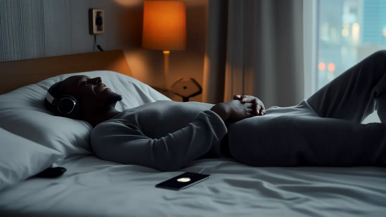 Ouça música leve, reduza o estresse e tenha um bom sono: um ritual noturno simples e eficaz