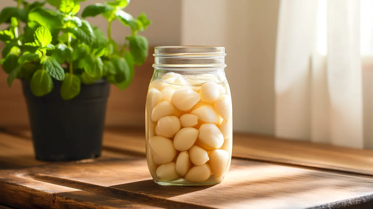 Natural Remedy for Yellow Nails: Soak with Garlic Vinegar, Make Nails Clear Gradually