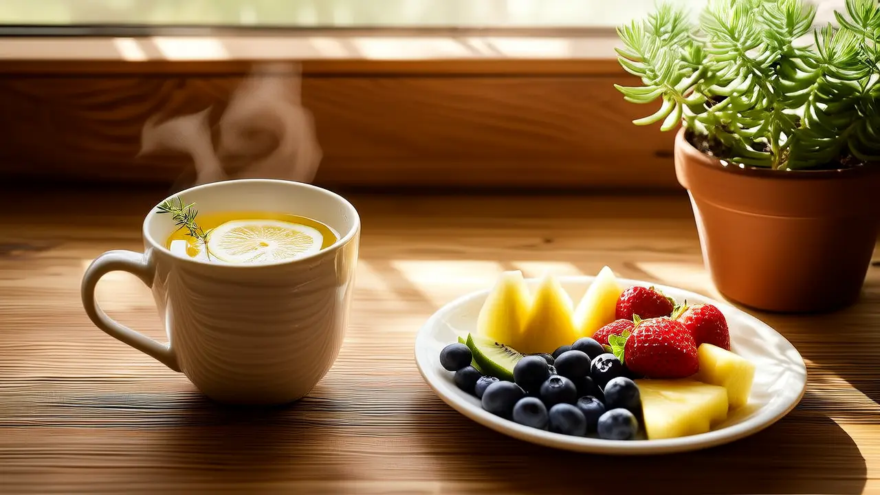 Guía de desintoxicación con ingredientes naturales: un vaso de agua tibia, una forma suave de iniciar la desintoxicación del hígado y el intestino