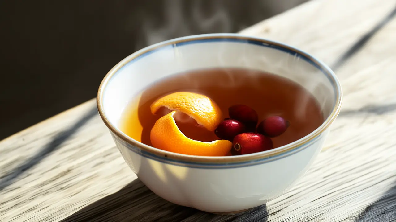 Effortless Detoxification: A Cup of Tangerine Peel Hawthorn Tea to Clear Toxins