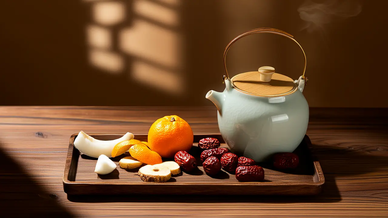 Gentle Exercise Metabolism Detox Method: Walk 20 Minutes Daily with Tangerine Peel and Hawthorn Tea