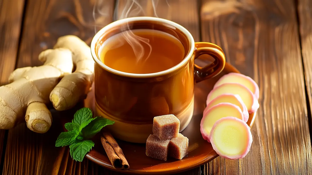 Home Remedy for Headache: Ginger and Brown Sugar Water, a Warm and Common Therapy