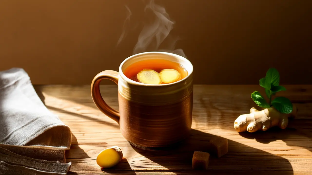 What to do when you have a stomachache? Try the simple ginger and brown sugar water, warm and comfortable