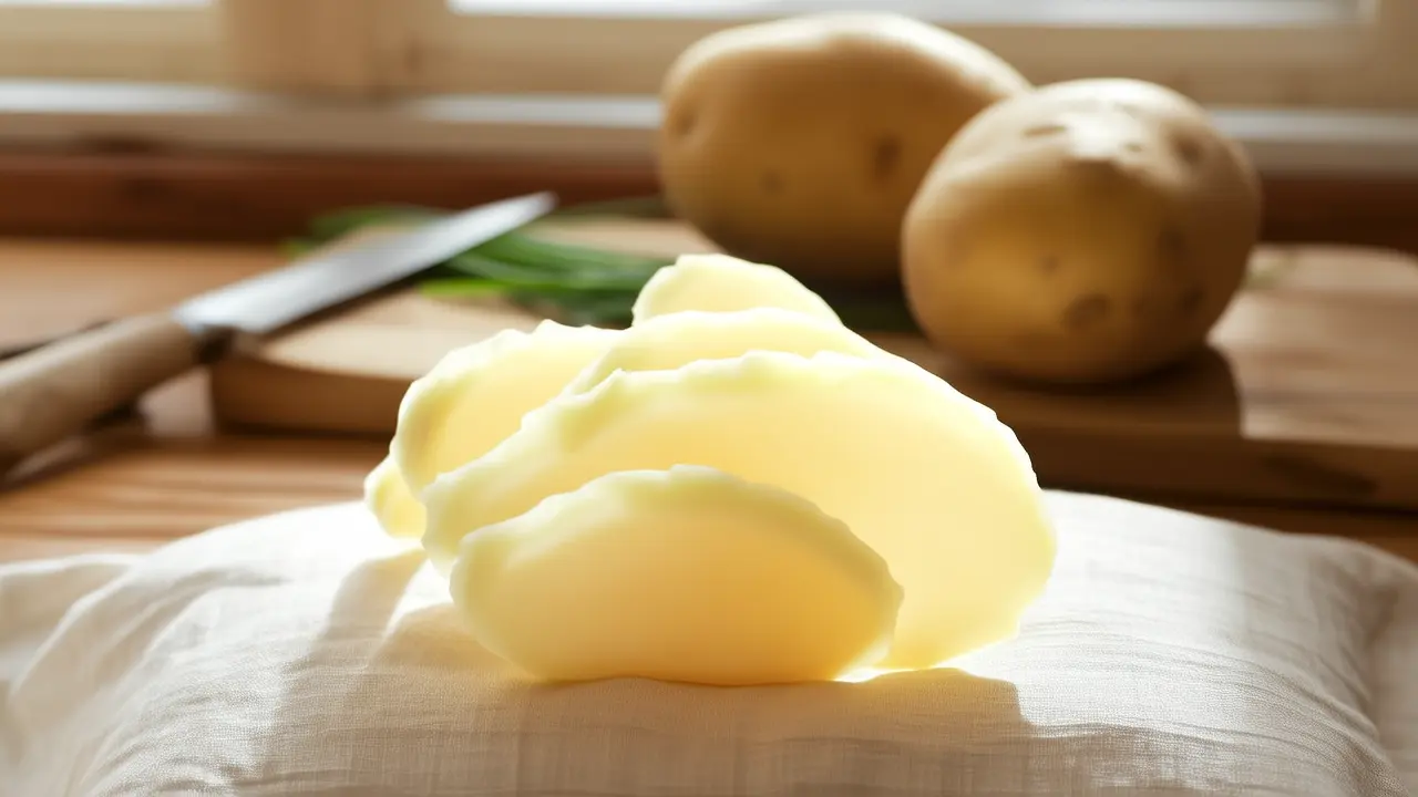 Feeling puffy and uncomfortable eyes? Try cold potato slices on your eyes, quickly relieve discomfort in 10 minutes