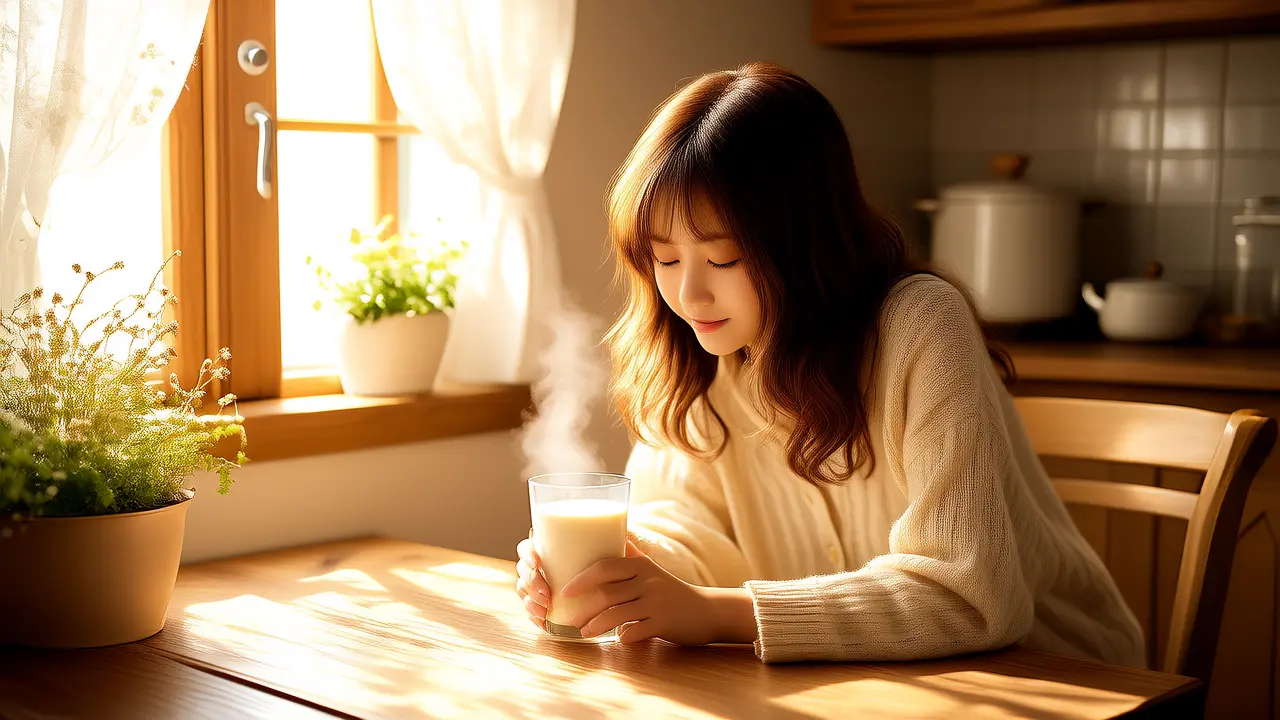 A glass of milk, easily supplementing high-quality protein, gently caring for your every day