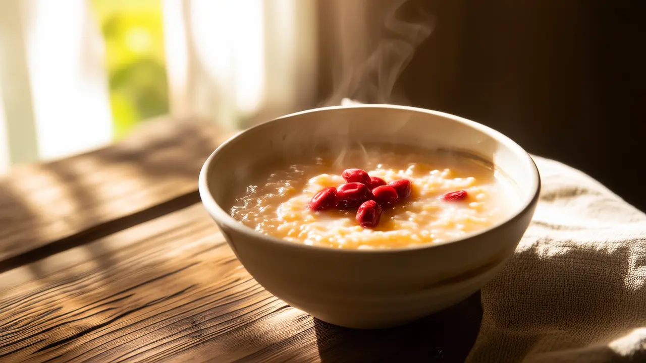 Una taza de caldo tibio al levantarse: la base simple para cuidar el estómago y el bazo y retrasar el envejecimiento