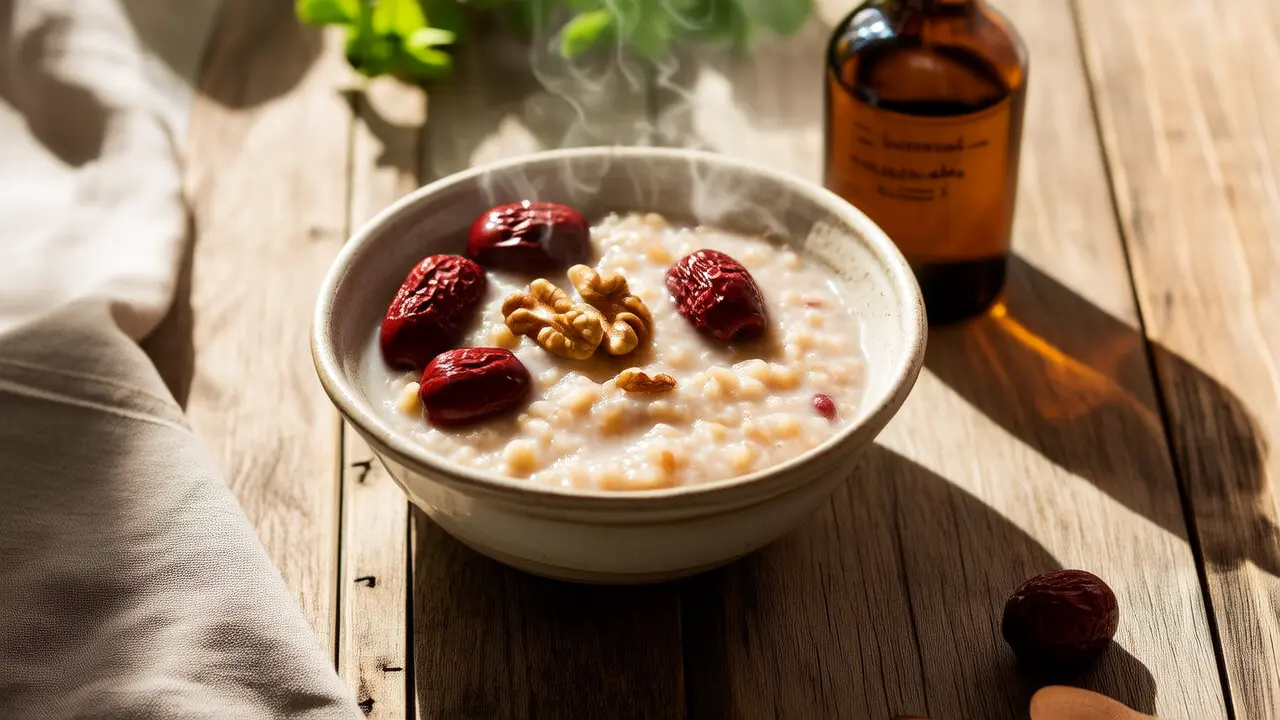 Evening Primrose Oil Remedy for Menstrual Relief: A Smooth and Warming Method in a Bowl of Warm Porridge