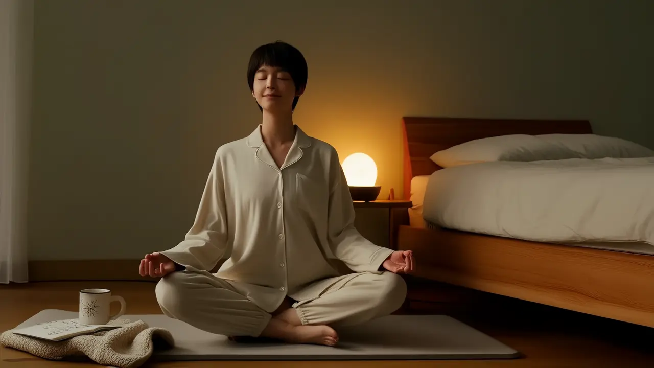 Respiração consciente: técnica de redução de estresse em 5 minutos antes de dormir, garantindo uma boa noite de sono