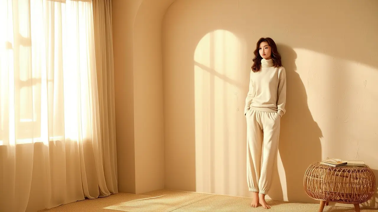Stand against the wall for 5 minutes every day to correct your posture and gain physical and mental balance